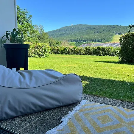 Bayrischer Wald In Terrasse Bergblick Sauna Arber Osser Mit Hund Bis 6gaeste Apartment Hohenwarth
